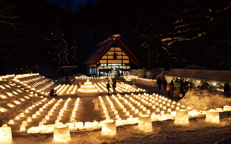 Jozankei Onsen Snow Light Path